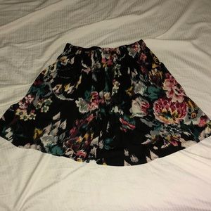 Patterned flower skirt